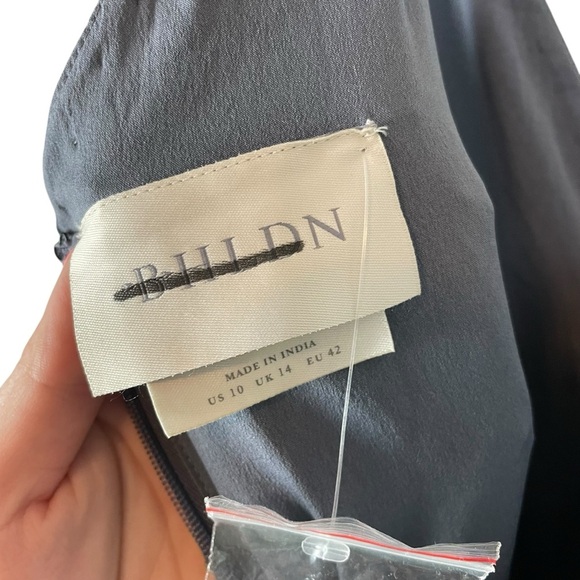 BHLDN Reception 1 Grey Sequin Bodice Tulle Gown Dress Size 10 NWT - Picture 13 of 15